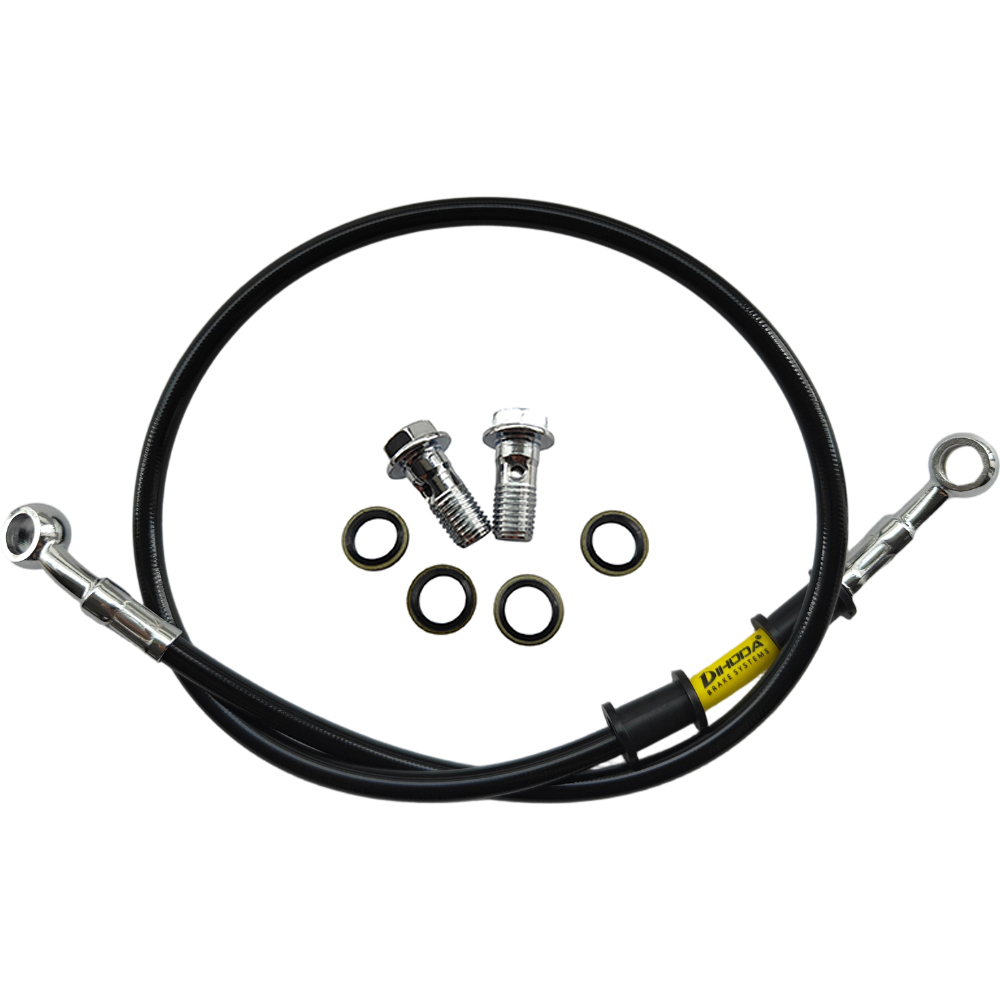 28 ° -28 °   Siyah Örgülü Pasl - Brake Line Motorcycle incelemesi ve fiyatı