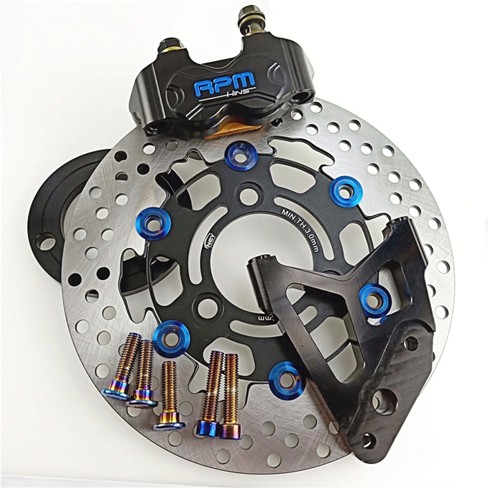 220 mm Motosiklet RPM Ön ve Ar - Front Rear Brake Caliper Bracket Kit incelemesi ve fiyatı